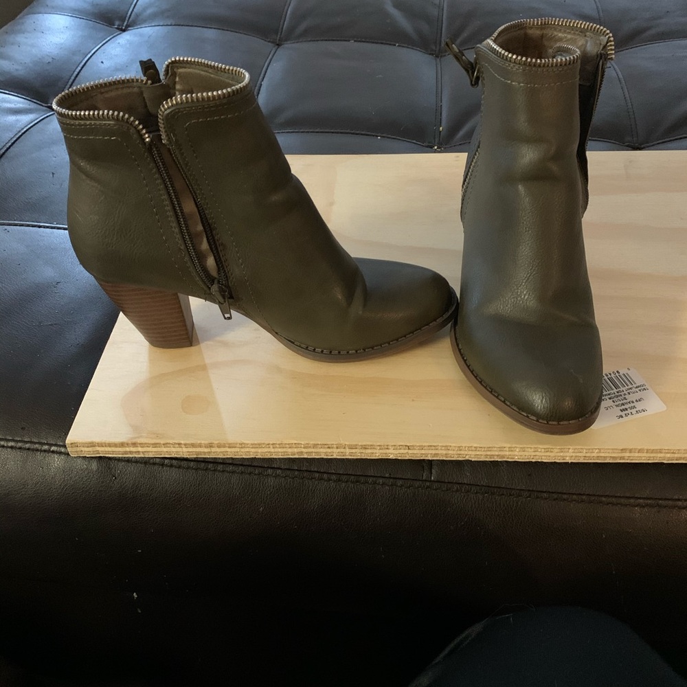 Green booties